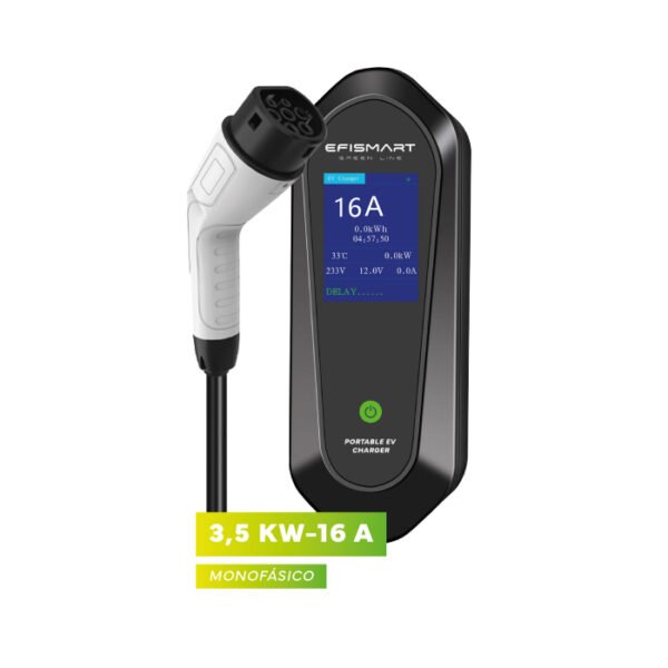 Carregador Tipo 2 Monofásico 16A 3.5KW 5M