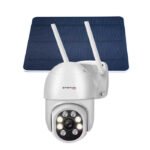 Câmara Vigilância WIFI PTZ 3MP AI C/Painel Solar