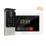 KIT 2 Fios Monitor 7'' + Posto Externo 2MP C/Leitor Cartão