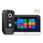 KIT Vídeo Porteiro Monitor 7'' + Posto Externo 2MP C/Leitor RFID