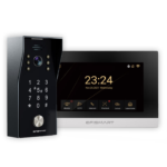 KIT 2 Fios Monitor 7" WIFI + Posto Externo C/Teclado / Cartão RIFD / Impre. Digital WIFI