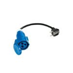 Adaptador CEE 32A Monofásico – (7.4KW) Fêmea – Schuko Macho