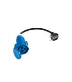 Adaptador CEE 32A Monofásico – (7.4KW) Fêmea – Schuko Macho