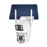 Câmara Vigilância WIFI PTZ 8MP Dupla Lente | Tuya