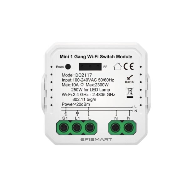 Módulo Switch Interruptor WIFI 1CH | Tuya