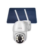 Câmara Vigilância 4G PTZ 3MP AI C/Painel Solar | Tuya