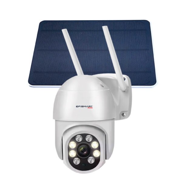 Câmara Vigilância 4G PTZ 3MP AI C/Painel Solar | Tuya