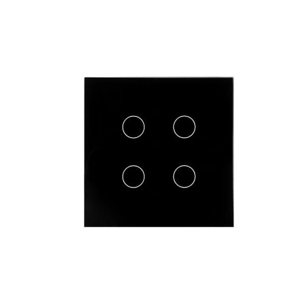 Interruptor Inteligente Luz Simples 4 Botões Zigbee | Tuya