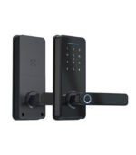 Fechadura Inteligente C/ Impressão Digital / Senha / Cartão IC / Chave / APP Tuya 60-70mm