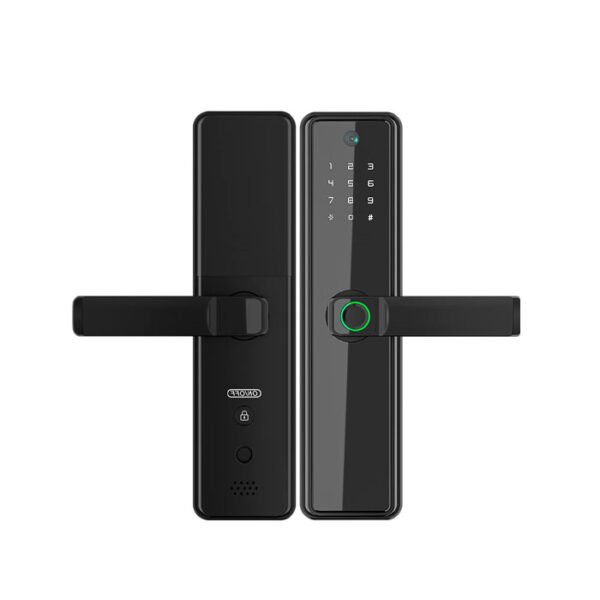 Fechadura Inteligente C/ Câmara / Impressão Digital / Cartão / Teclado - 55mm