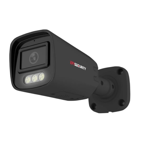 Câmara Vigilância Bullet POE 4K Sensor Avançado AI C/Visão Noctuna + Deteção Inteligente + X-Vision | Metal | Preto