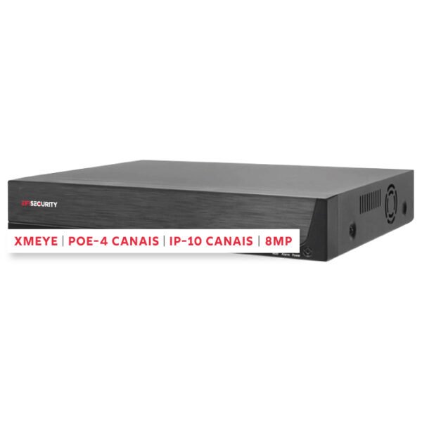 Gravador NVR IP 10CH + POE 4CH 4K | XMEye PRO