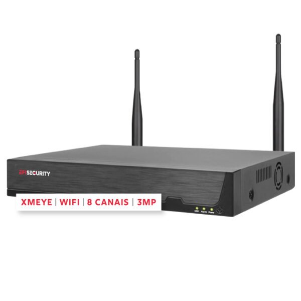 Gravador NVR WIFI 8CH 3MP | XMEye PRO